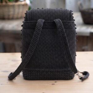Dragon Scale Crochet Backpack Pattern, Bat Backpack PDF, Gothic Crochet Bag Pattern, Spider Web Bag PDF, Crocodile Stitch Backpack Pattern - Gallery Image 1