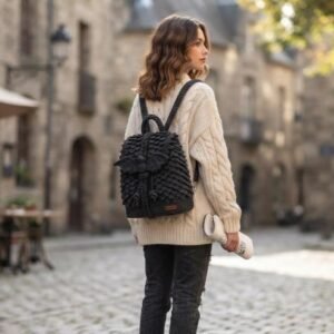 Dragon Scale Crochet Backpack Pattern, Bat Backpack PDF, Gothic Crochet Bag Pattern, Spider Web Bag PDF, Crocodile Stitch Backpack Pattern - Gallery Image 1