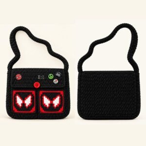 Spider Messenger Bag Crochet Pattern PDF, Granny Square Crossbody, Spider Purse Tutorial, Instant Download - Gallery Image 1